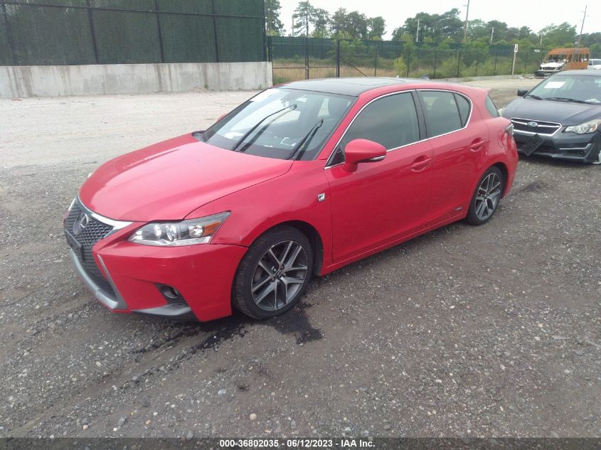 2014 LEXUS CT 200H HYBRID - JTHKD5BH9E2174656
