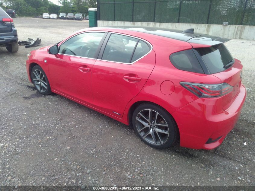 2014 LEXUS CT 200H HYBRID - JTHKD5BH9E2174656