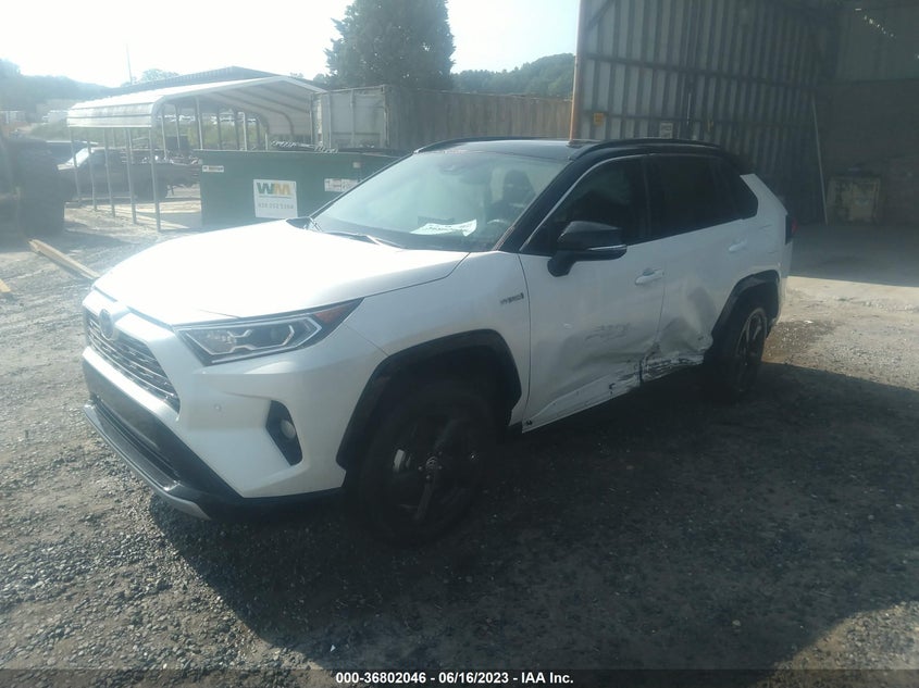 VIN 4T3E6RFVXMU043063 2021 TOYOTA RAV4 HYBRID XSE
