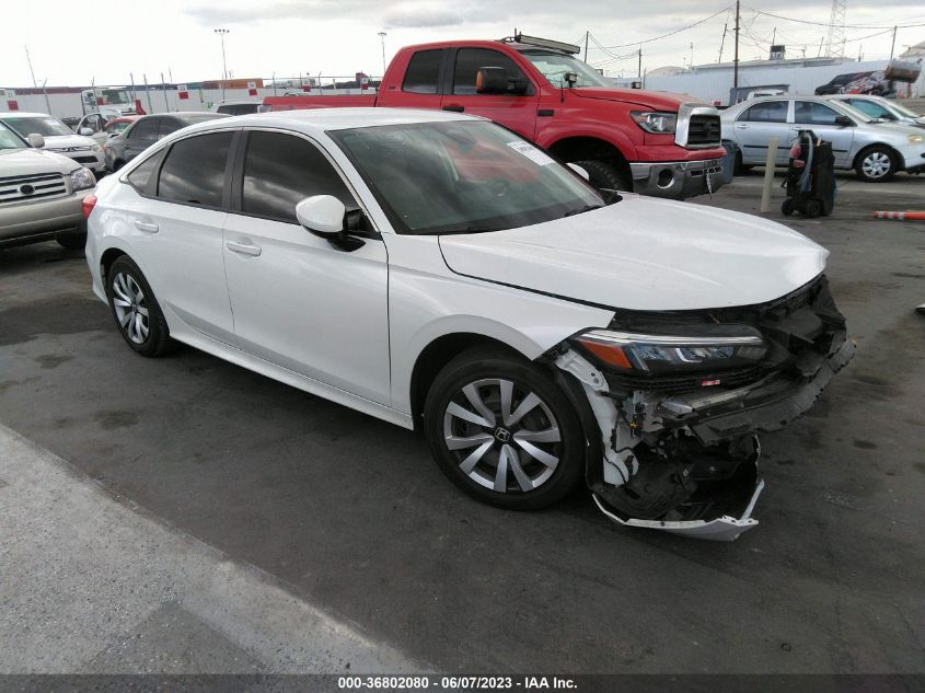 2022 HONDA CIVIC SEDAN LX - 2HGFE2F22NH510368