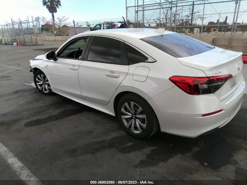 2022 HONDA CIVIC SEDAN LX - 2HGFE2F22NH510368