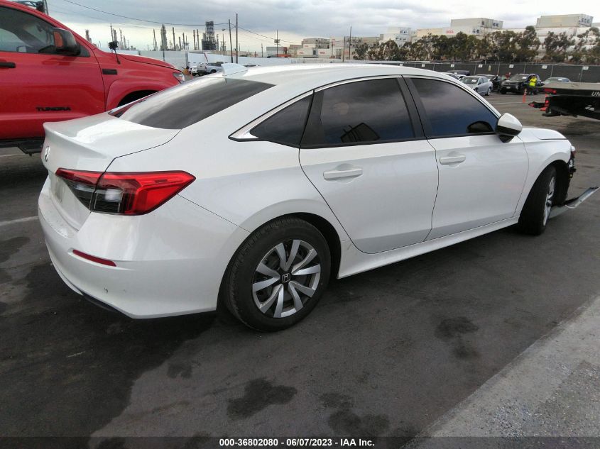 2022 HONDA CIVIC SEDAN LX - 2HGFE2F22NH510368