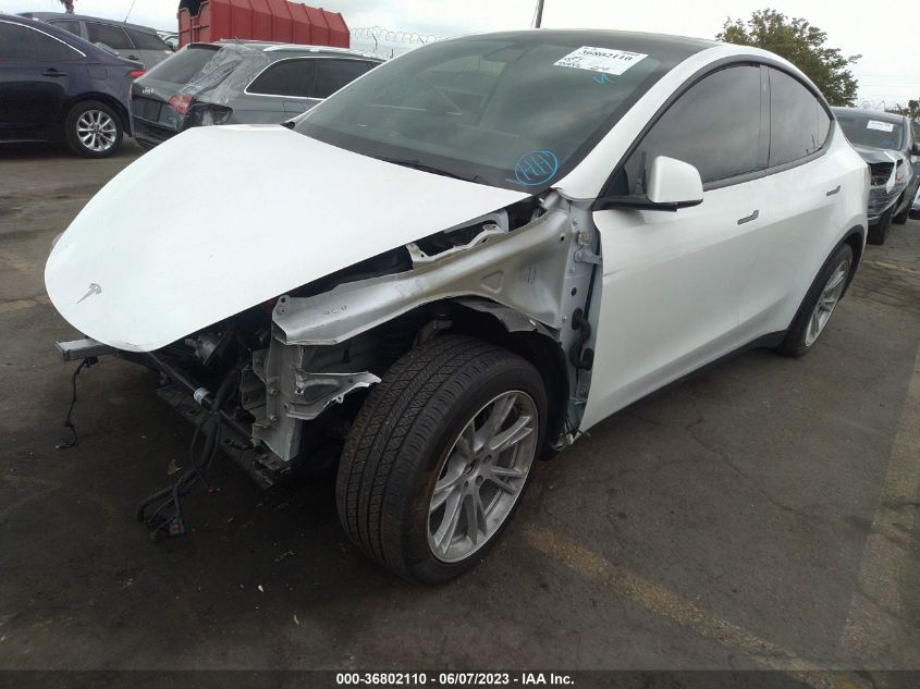 2021 TESLA MODEL Y LONG RANGE - 5YJYGDEE0MF274445