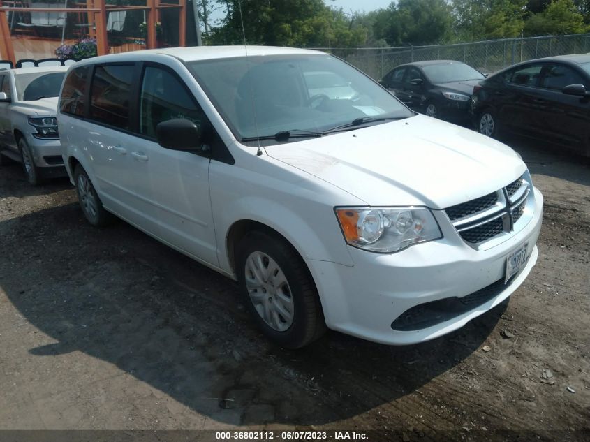 2016 DODGE GRAND CARAVAN SE - 2C4RDGBGXGR122377