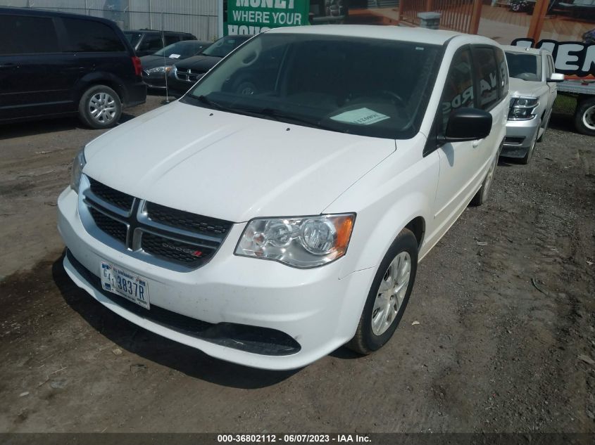 2016 DODGE GRAND CARAVAN SE - 2C4RDGBGXGR122377