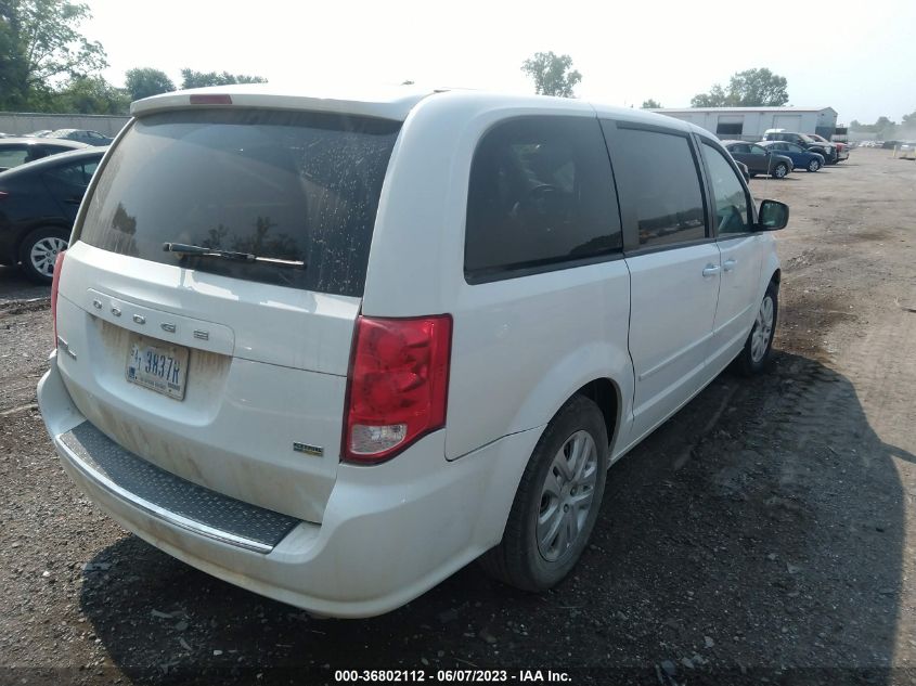 2016 DODGE GRAND CARAVAN SE - 2C4RDGBGXGR122377