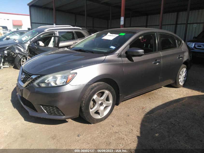 2016 NISSAN SENTRA S/SV/SR/SL - 3N1AB7AP8GY302450