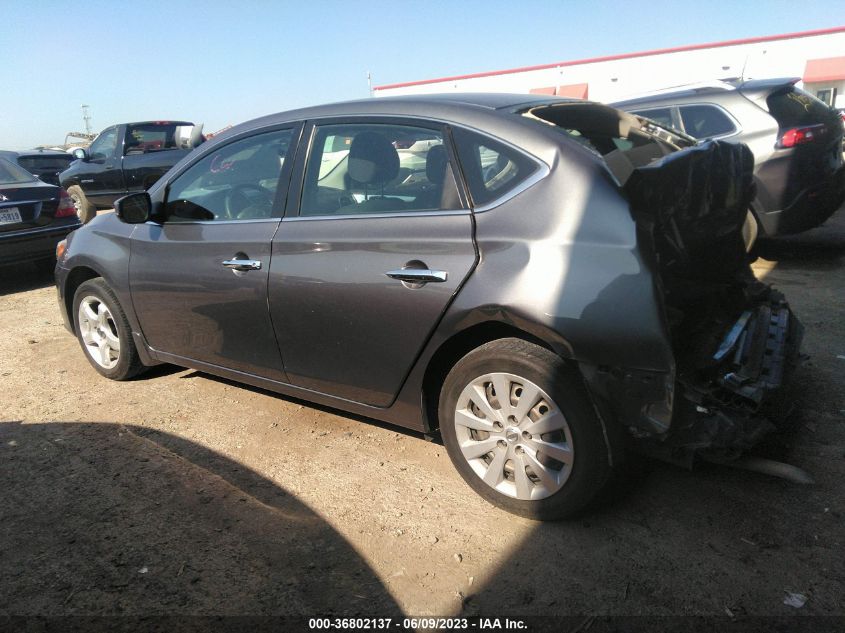 2016 NISSAN SENTRA S/SV/SR/SL - 3N1AB7AP8GY302450