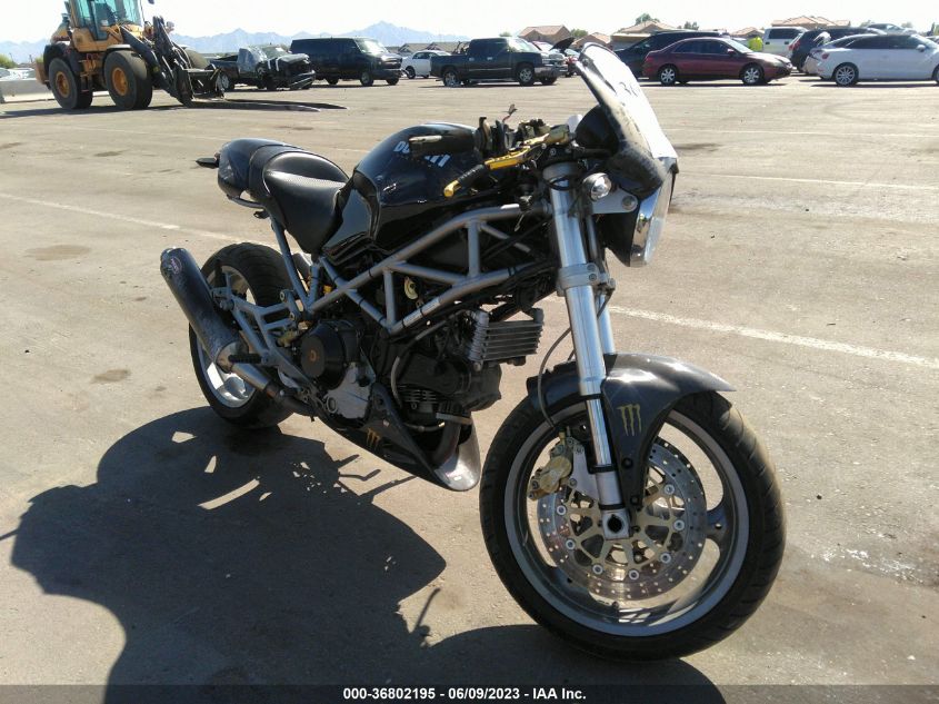 2004 DUCATI MONSTER 1000S IE - ZDM1RABP84B044868