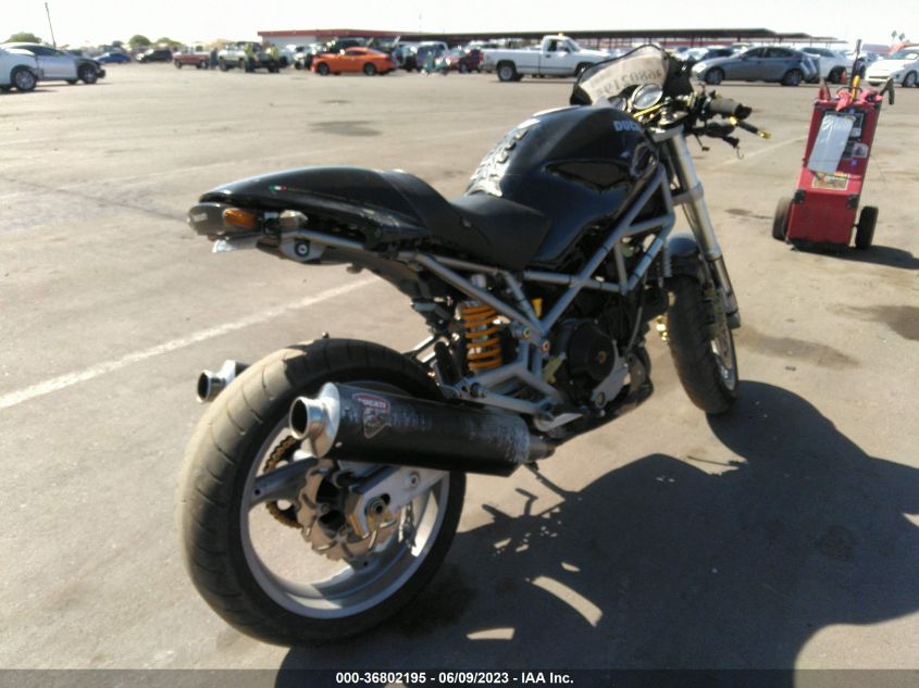 2004 DUCATI MONSTER 1000S IE - ZDM1RABP84B044868