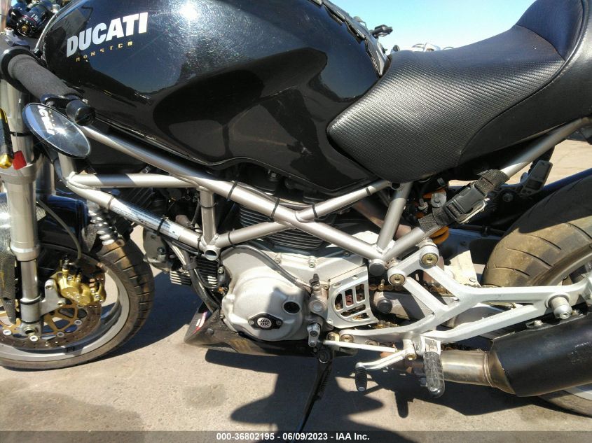 2004 DUCATI MONSTER 1000S IE - ZDM1RABP84B044868