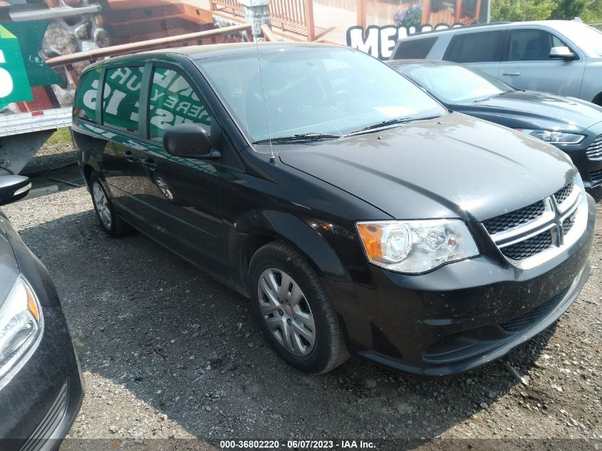 2016 DODGE GRAND CARAVAN SE - 2C4RDGBG0GR100176