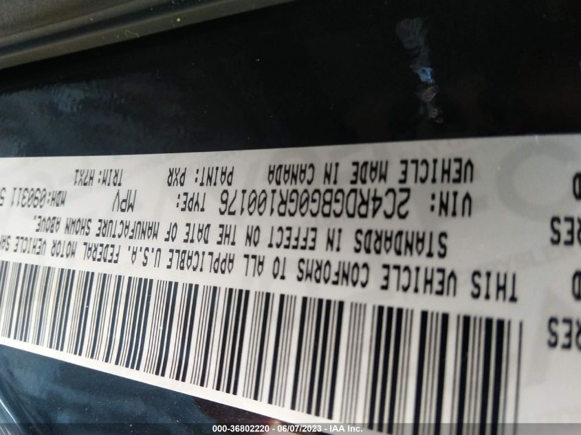 2016 DODGE GRAND CARAVAN SE - 2C4RDGBG0GR100176