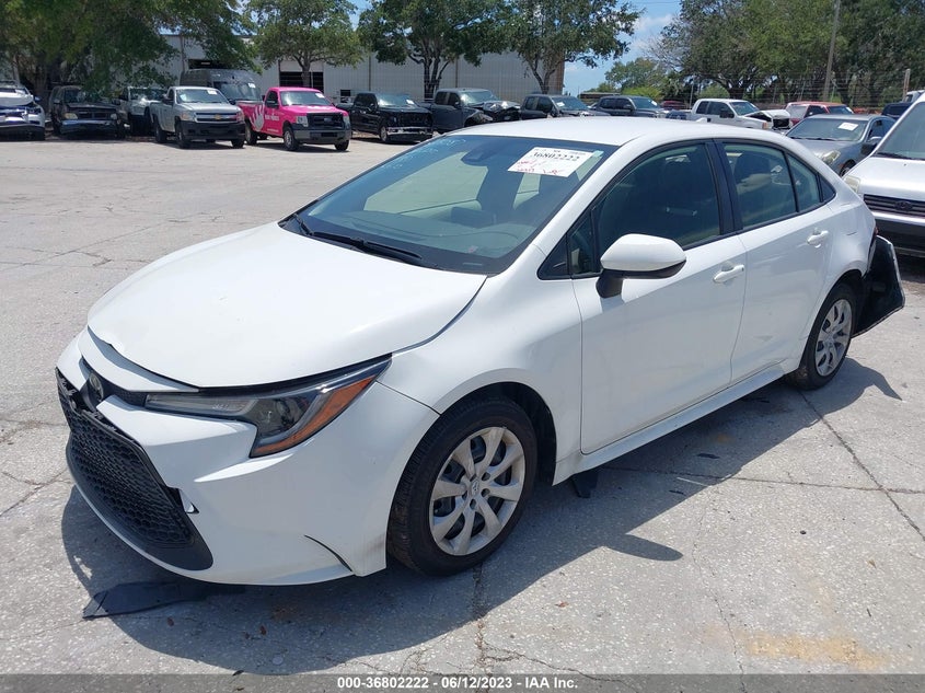 VIN JTDEPRAE6LJ069886 2020 TOYOTA COROLLA LE