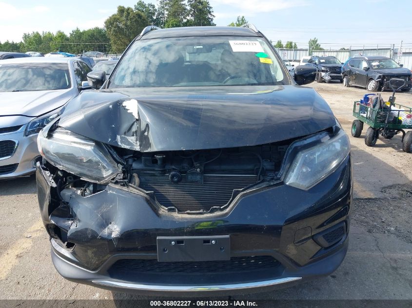 2016 NISSAN ROGUE SV - KNMAT2MT7GP594860