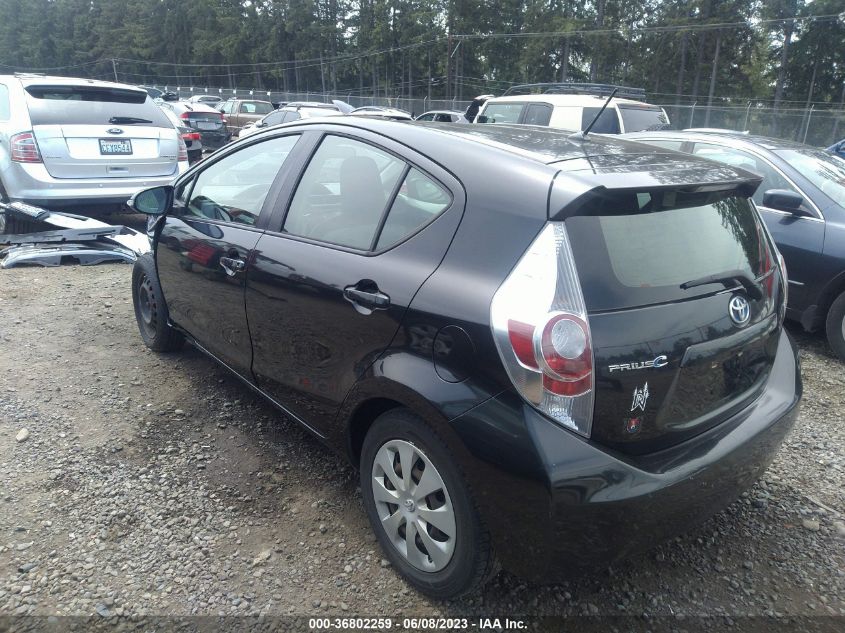 2013 TOYOTA PRIUS C ONE/TWO/THREE/FOUR - JTDKDTB34D1043973