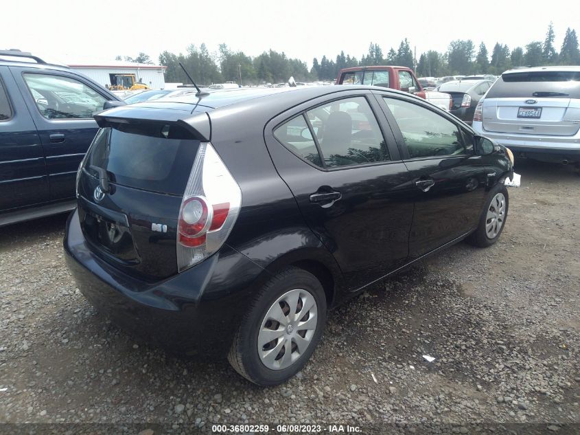 2013 TOYOTA PRIUS C ONE/TWO/THREE/FOUR - JTDKDTB34D1043973