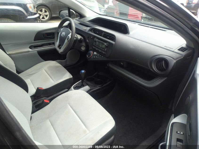 2013 TOYOTA PRIUS C ONE/TWO/THREE/FOUR - JTDKDTB34D1043973