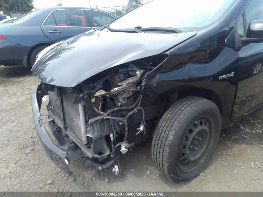 2013 TOYOTA PRIUS C ONE/TWO/THREE/FOUR - JTDKDTB34D1043973