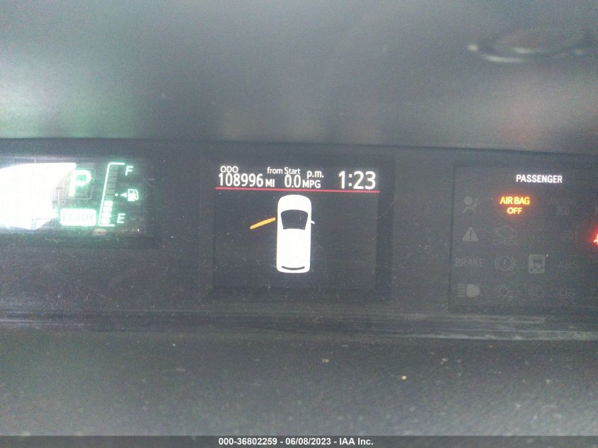 2013 TOYOTA PRIUS C ONE/TWO/THREE/FOUR - JTDKDTB34D1043973