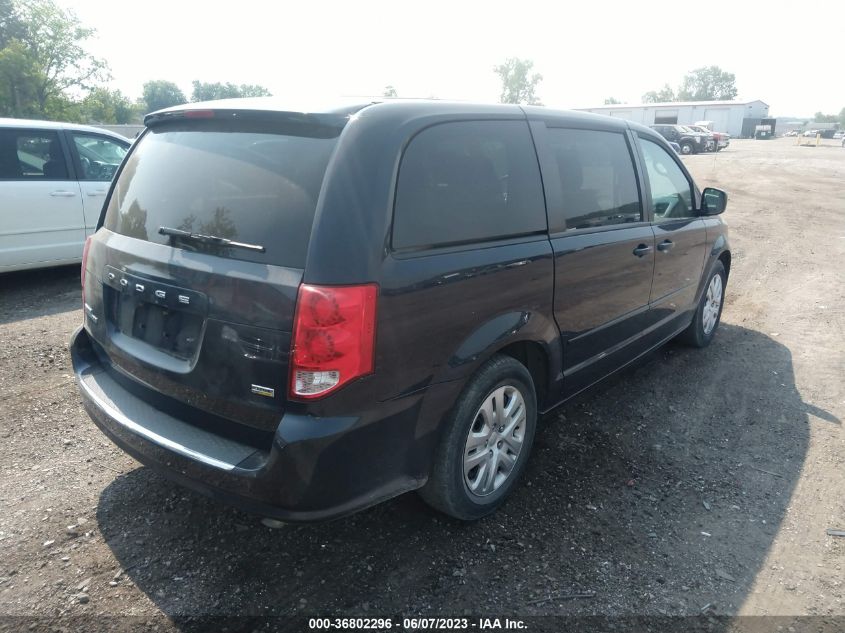 2016 DODGE GRAND CARAVAN SE - 2C4RDGBG0GR114417