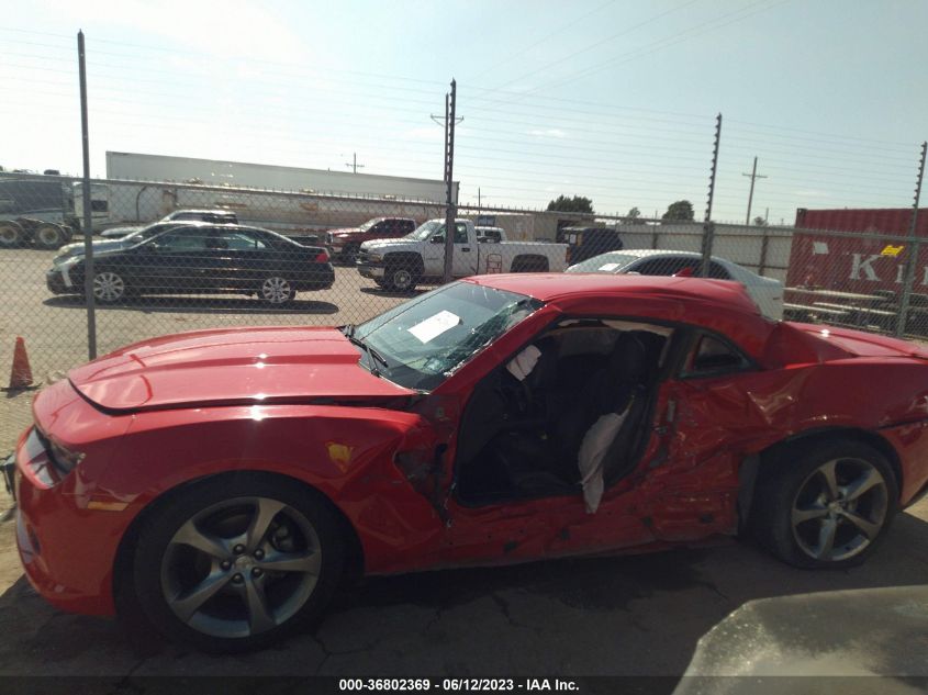 2014 CHEVROLET CAMARO LT - 2G1FC1E37E9184613