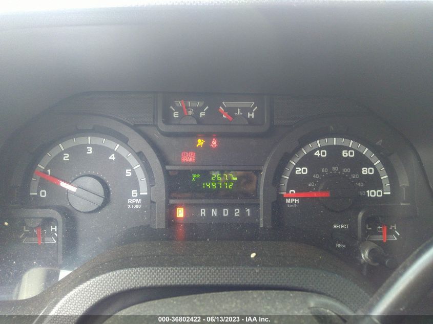 2013 FORD ECONOLINE CARGO VAN COMMERCIAL/RECREATIONAL 1FTNE2EW7DDA67189