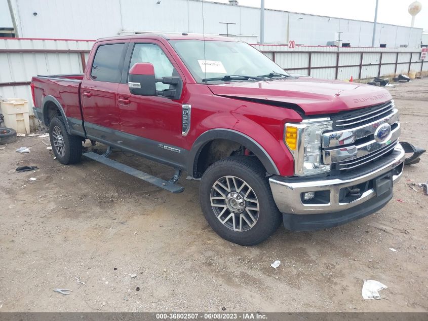 2017 FORD SUPER DUTY F-250 SRW LARIAT/PLATINUM - 1FT7W2BT3HEB76264