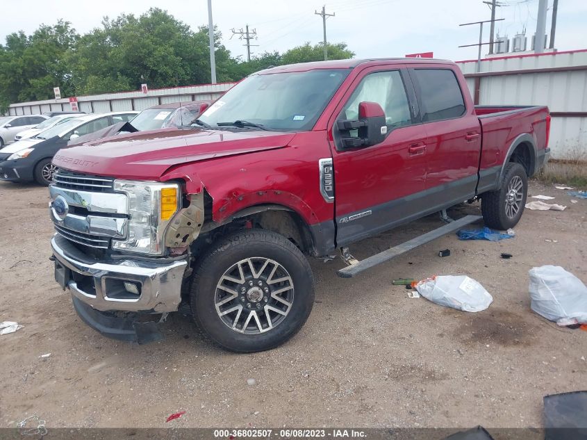 2017 FORD SUPER DUTY F-250 SRW LARIAT/PLATINUM - 1FT7W2BT3HEB76264