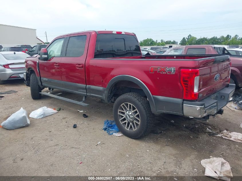 2017 FORD SUPER DUTY F-250 SRW LARIAT/PLATINUM - 1FT7W2BT3HEB76264