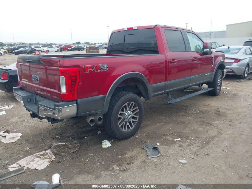 2017 FORD SUPER DUTY F-250 SRW LARIAT/PLATINUM - 1FT7W2BT3HEB76264