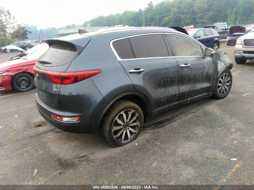 2017 KIA SPORTAGE EX - KNDPNCAC9H7154297