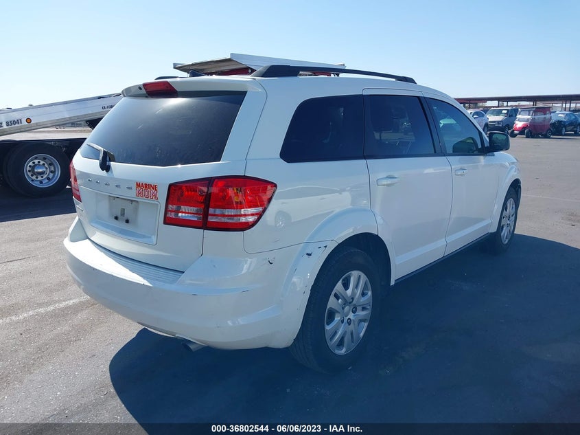 VIN 3C4PDCAB7JT535481 2018 DODGE JOURNEY SE