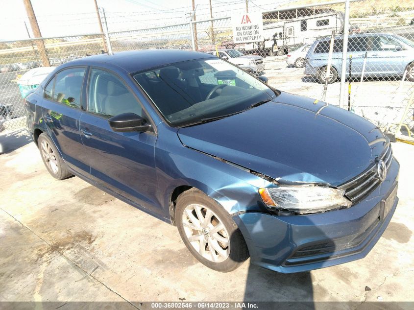 2015 VOLKSWAGEN JETTA SEDAN 1.8T SE - 3VWD17AJ2FM264130