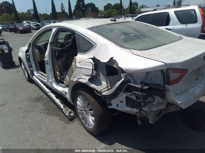 2015 FORD FUSION SE HYBRID - 3FA6P0LU2FR253310