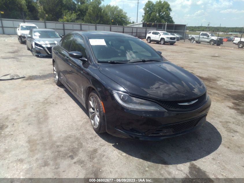 2015 CHRYSLER 200 S - 1C3CCCBB6FN758705
