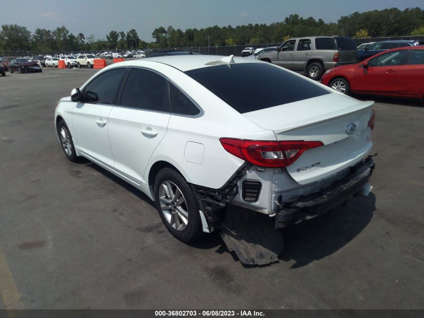 2016 HYUNDAI SONATA 2.4L SE - 5NPE24AF0GH291414