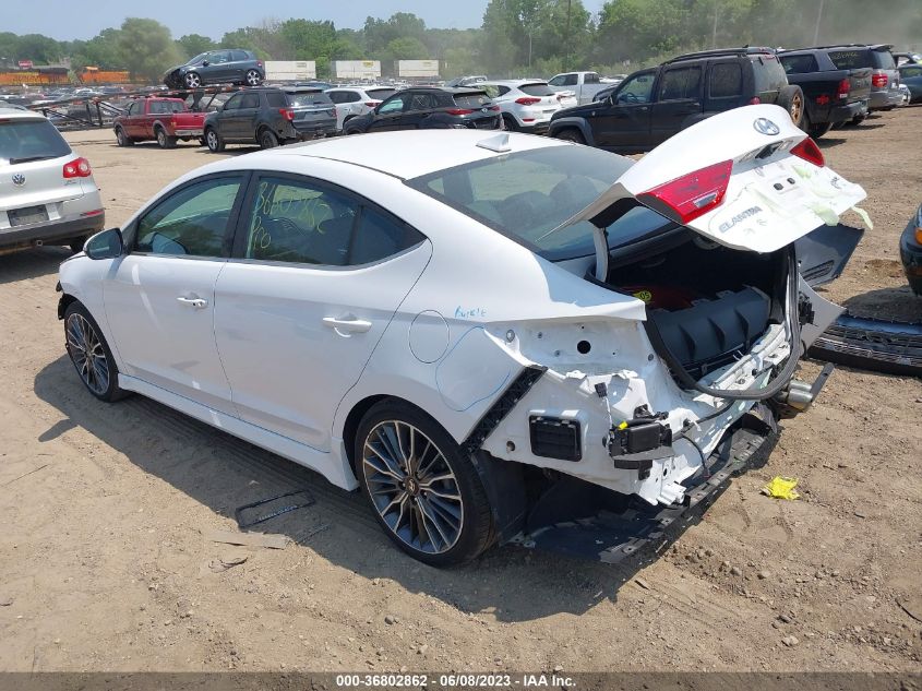 2018 HYUNDAI ELANTRA SPORT - KMHD04LB7JU530851