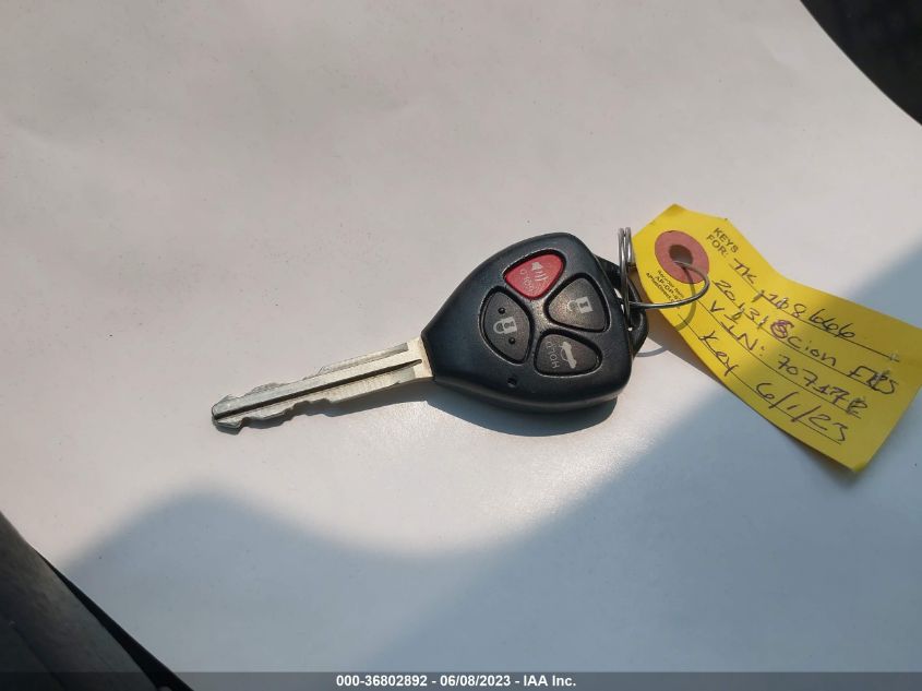 2013 TOYOTA SCION FR-S JF1ZNAA14D2707172