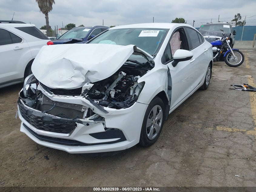 VIN 3G1BC5SM0HS534691 2017 CHEVROLET CRUZE LS