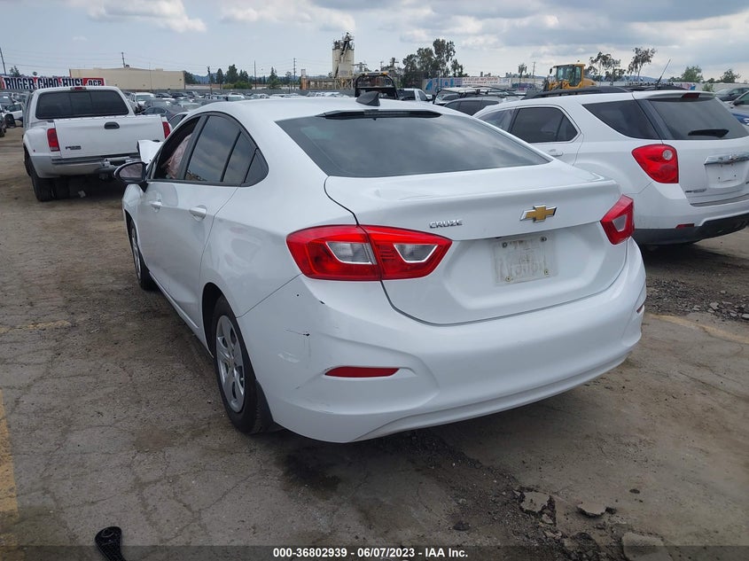 VIN 3G1BC5SM0HS534691 2017 CHEVROLET CRUZE LS