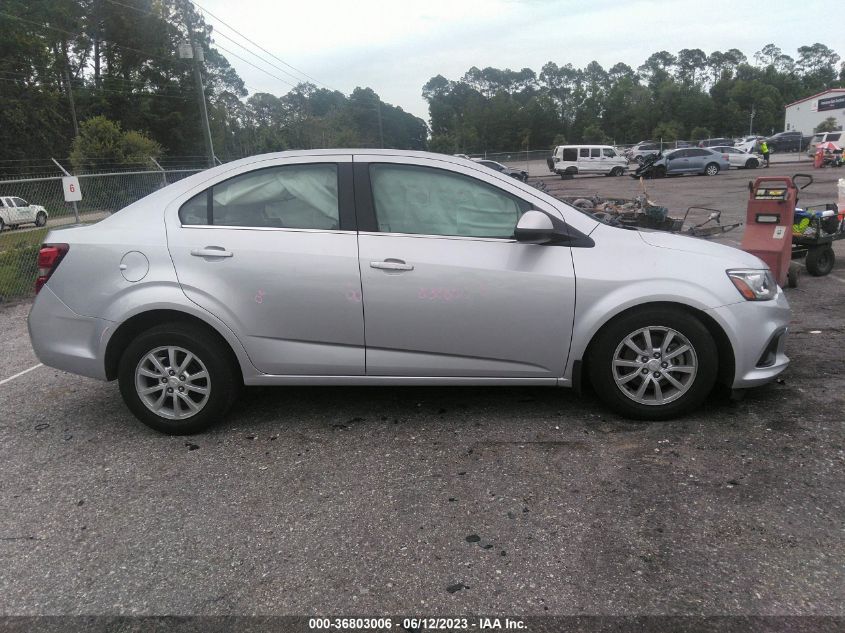 2018 CHEVROLET SONIC LT - 1G1JD5SHXJ4125583
