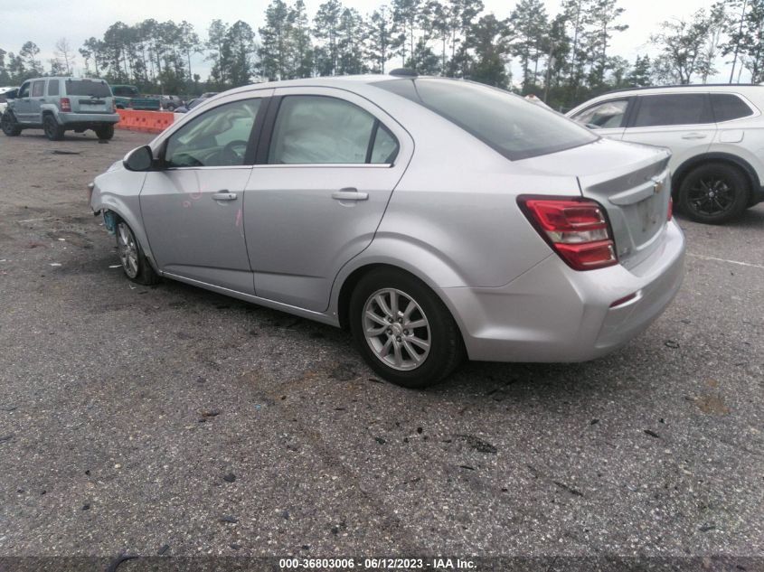 2018 CHEVROLET SONIC LT - 1G1JD5SHXJ4125583