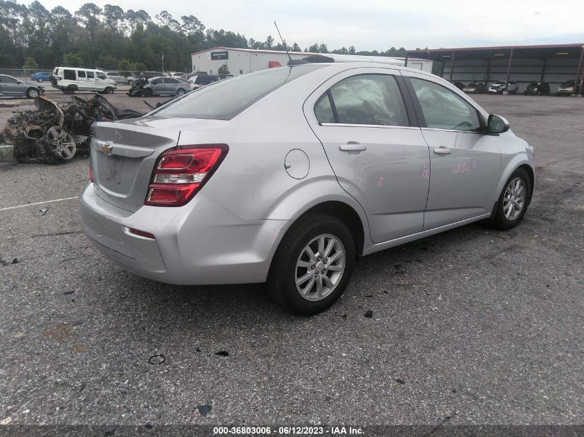 2018 CHEVROLET SONIC LT - 1G1JD5SHXJ4125583