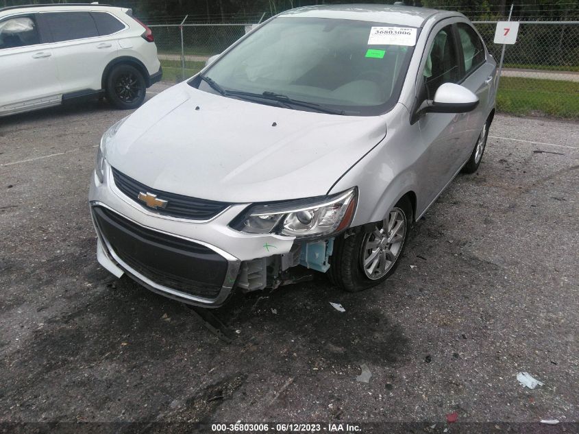 2018 CHEVROLET SONIC LT - 1G1JD5SHXJ4125583