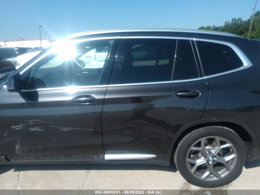 2021 BMW X3 XDRIVE30I - 5UXTY5C01M9F78657