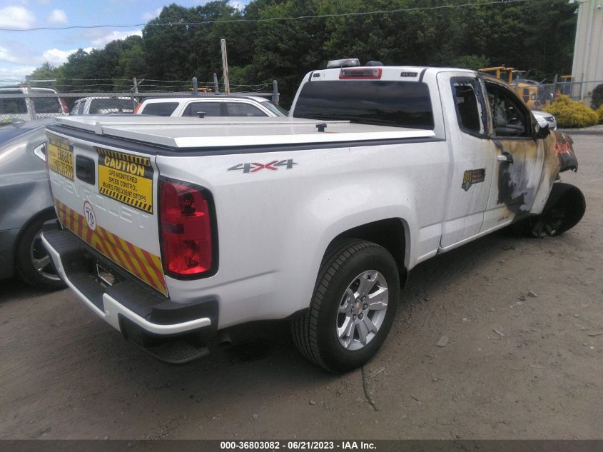 2022 CHEVROLET COLORADO 4WD LT - 1GCHTCEA0N1124705