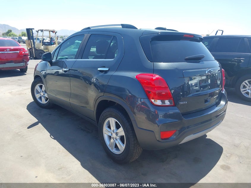 VIN 3GNCJLSB7KL262007 2019 CHEVROLET TRAX LT