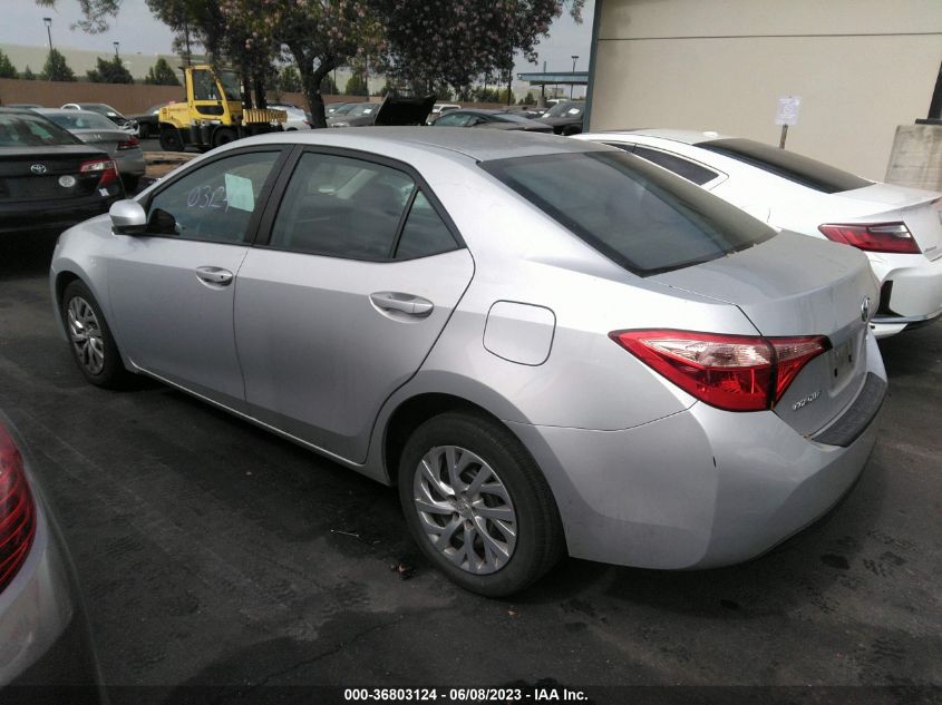 2019 TOYOTA COROLLA L/LE/SE/XLE/XSE - 2T1BURHE6KC136501