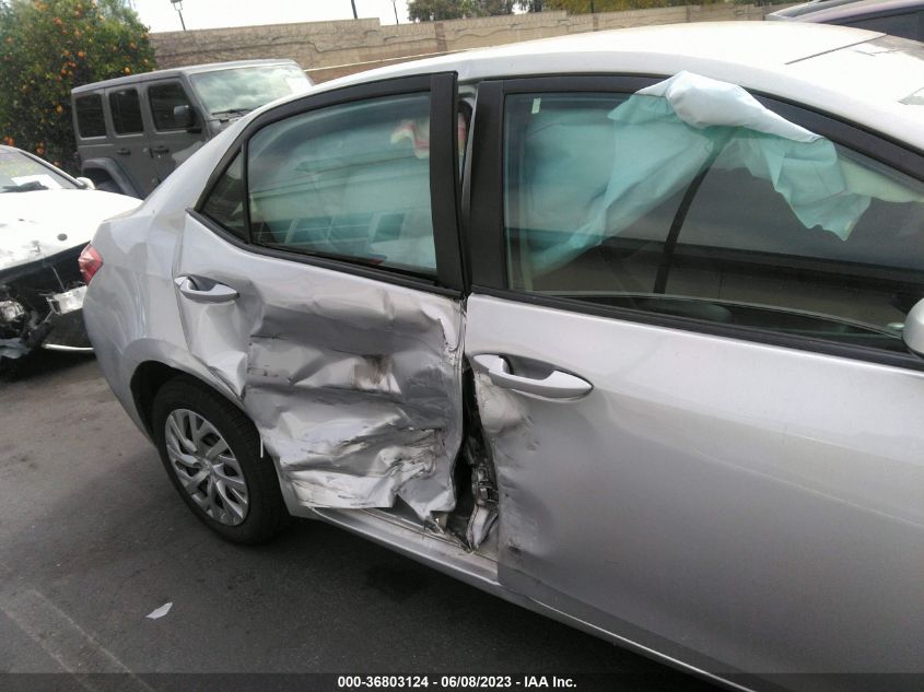 2019 TOYOTA COROLLA L/LE/SE/XLE/XSE - 2T1BURHE6KC136501